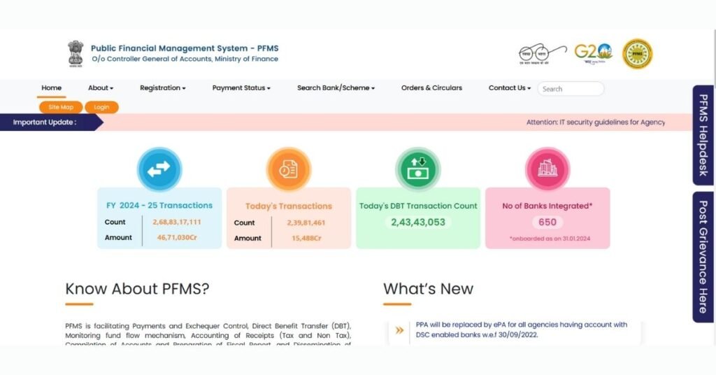 Parivarik Labh Yojana Status
