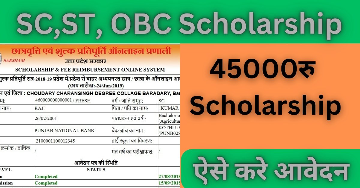 SC ST OBC Scholarship 2025: लाभार्थी विद्यार्थियों के खातों में 48000 रूपए आना शुरू, यहाँ से चेक करें स्टेटस