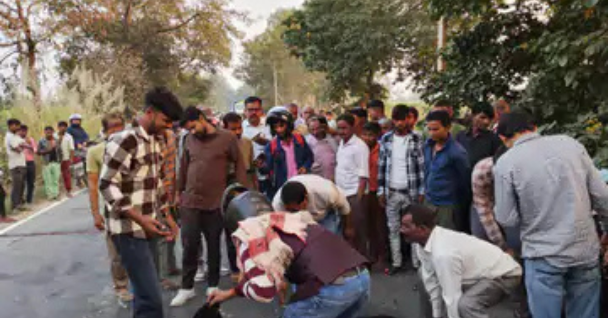 लखीमपुर में ट्रक ने बाइक को टक्कर मारी: एक की गई जान, दूसरा गंभीर घायल स्थिति गंभीर होने पर लखनऊ रेफर