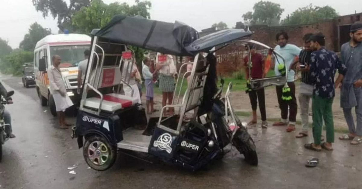 Lakhimpur Kheri News: नीमगांव में कार और दो ई-रिक्शा की टक्कर, 7 घायल, महिला समेत तीन की हालत गंभीर
